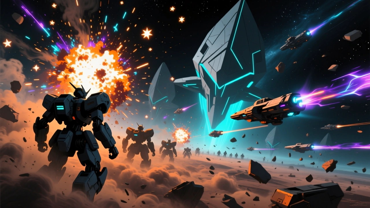 Stardust Assault Title Background