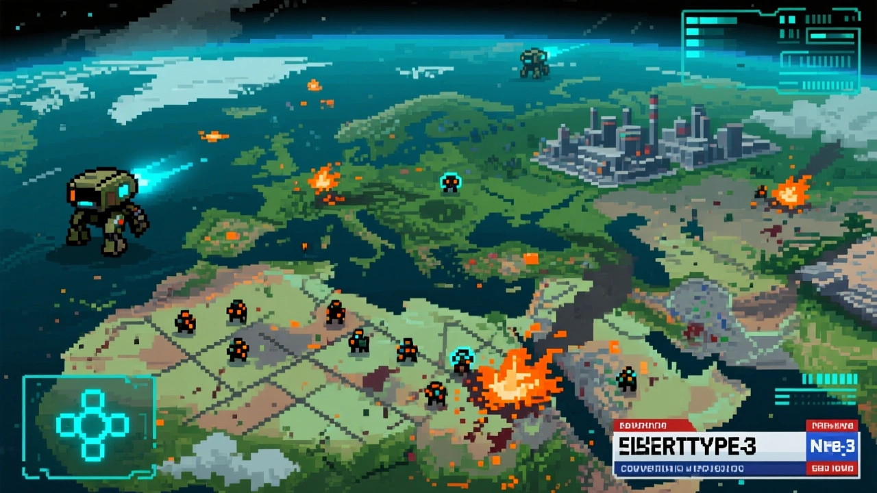 Overworld view of the conflict zones